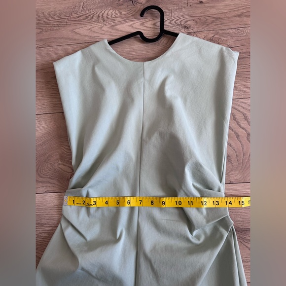 NWT ZARA Women's Mint Green Sleeveless Pleated
Waist Dress Size M - Picture 8 of 8